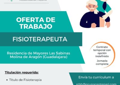 Fisioterapeuta Molina de Aragón